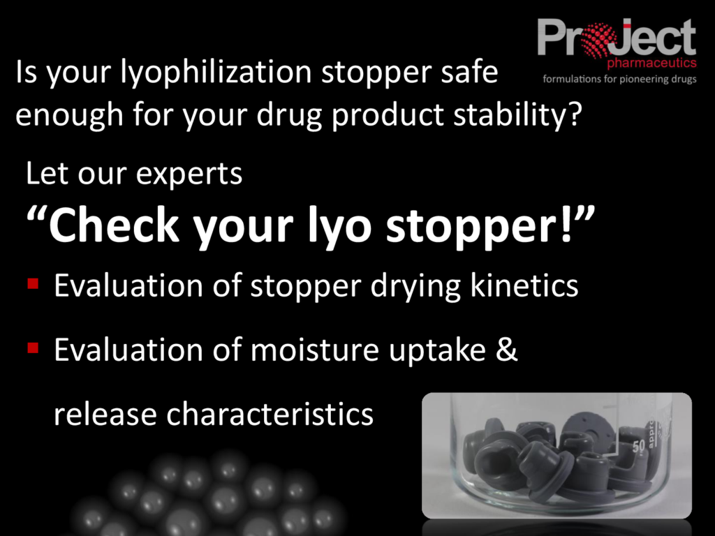 check your lyo stopper